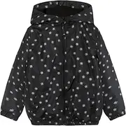 [SUNDAY ROSE] Girls Rain Jackets Lightweight Water Reistant Wind Breakers Hooded Raincoats For Kid