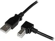 StarTech.com 2m USB 2.0 A to Right Angle B Printer Cable Cord (USBAB2MR)