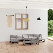 9 Piece Garden Lounge Set Solid Pinewood vidaXL