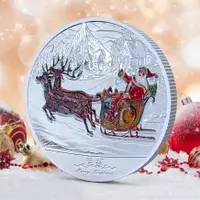 在飛比找樂天市場購物網優惠-圣誕徽章硬幣 創意書包鑰匙扣小禮物紀念幣收藏情侶兒童彩色銀幣