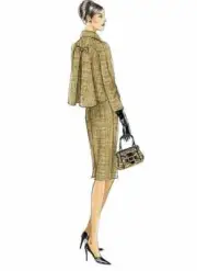 Vogue Sewing Pattern 8146 Misses Ladies Sleeve Jacket Dress Size 6-12 Uncut