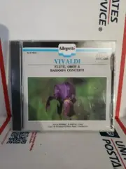 Vivaldi Flute Oboe & Bassoon Concerti Music CD Santi Rampal Vivaldi 1992 #218