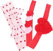 [Minkissy] 3pcs Girl Bows Barrettes Hair Bows for Orange Headband Girl Hair Bands for Babies Headbands Hair Clips Hairband Net Pink Fabric