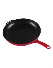[Chasseur] Fry Pan with Cast Handle 28cm in Federation Red