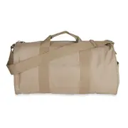 The Good Brand Recycled Cotton Duffle Hand Carry Shoulder Bag w/ Straps Crockery
