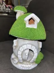 Mini Elf Tree House Gnome Home Fairy Garden Accessory Decor 9” Tall