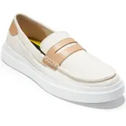 Cole Haan Mens GP RLY Canvas Loafer Ivory Canvas Loafers 12 Medium (D) BHFO 0123