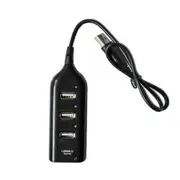 USB flash drive Black USB 2.0 Hi-Speed 4-Port Splitter Hub Adapter For PC Computer Accessories
