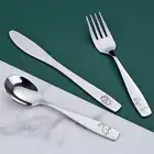 3pcs/Set Fork Spoon Table Knife Kids Flatware Set Children Tableware Children