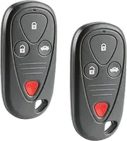 Car Key Fob Keyless Entry Remote fits 2001-2003 Acura CL / 2002-2004 Acura RL / 2002-2003 Acura TL (E4EG8D-444H-A, G8D-444H-A) 2-Pack