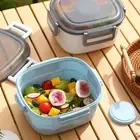 1 Set 1300ml Lunch Box Container Compartmentalized Pack Rice Children Adults