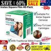 Instax Square Film 40-Pack for Polaroid Vintage Camera VALUE PACK AU