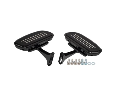 HogWorkz Black Passenger Floorboards - HW157039 for 1994-2025 Harley-Davidson To