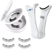 Magnetic Eyelashes - Lumentes Magnetic Eyelashes | Natural Magnetic Eyelashes With Applicator | No Glue Natural Look Lashes | Reusable Eyelashes | False Eyelashes For Travel And Parties