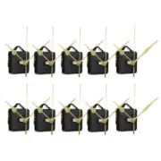 10 Pieces DIY Silent Movement Spindle Pointer Wall Quartz Clock Clockwork Clock