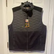 Ariat Vest Mens Large Gray Rebar Cloud 9 Full Zip Insulated Work Cowboy Jacket
