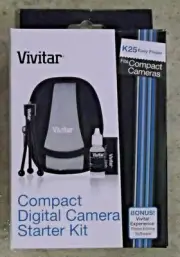 Vivitar Compact Digital Camera Started Kit 2012 New Sealed