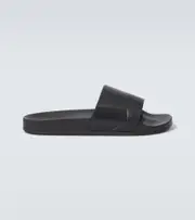 [Frescobol Carioca] Frescobol Carioca Humberto leather slides AU 7 black