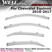 WELLvisors for 10-17 Equinox Window Visors Air Window Side Deflectors Accessory