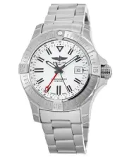 New Breitling Avenger Automatic GMT 43 White Dial Men's Watch A32397101A1A1