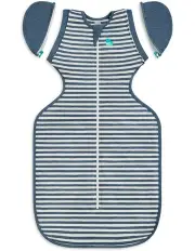 [Love To Dream] Stretch Cotton Stripe Transition Bag 1.0T in Denim
