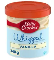 Betty Crocker Whipped Frosting, Vanilla, Gluten Free, 340g