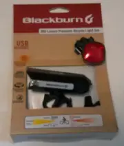 Blackburn 300 Lumen Premium Bicycle Light Set USB Rechargeable