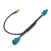 DAB FM AM Car Digital Radio Aerial Antenna Splitter Adapter for VW BMW Audi