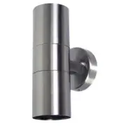Beacon Lighting Sentinel 2 Light Wall Bracket in Stainless Steel