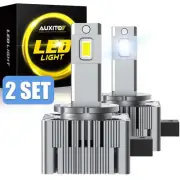 4 PCS D1R D1S LED Light Bulb 1:1 Size Hi/Lo Beam 6500K White 500% Brighter O (for: Porsche)
