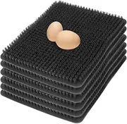 Cozioz Set of 6 Washable Plastic Nesting Box Pads for Chickens - Durable and Reusable Bedding Liners for Coop and Nesting Boxes, Ideal for Chicken Laying Areas and Easy Maintenance