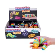 444579 SENSORY SLUG CALMING ASMR WIGGLY FIDGET TOY - ASSORTED FUN COLOURS