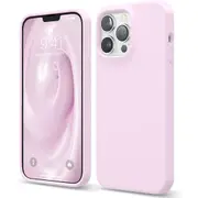 Premium Silicone Phone Case For iPhone 12 Pro Max Shockproof Microfiber Lining - Lilac