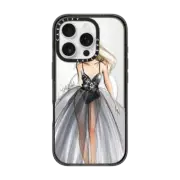 iPhone 16 Pro Impact Case MagSafe Compatible Clara (Fashion Illustration Transparent Case)