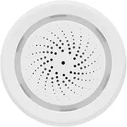 WiFi Siren Alarm Sensor Smart Alarm Siren Home Security System Tuya Smart Life APP Compatible with Alexa Google Home Voice Control NEO WiFi Siren