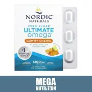 Nordic Naturals Ultimate Omega Gummy Chews Tropical Fruit 54 Gummies For Heart