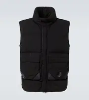 [C.P. Company] C.P. Company Hooded down vest AU 90 black