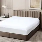 100% Egyptian Cotton Fitted Sheet Full Size Only, 600 Thread Count, 8"-16" De...