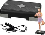 Exercise Step - Practical Leg Training Exercise Steppers | Non-Slip Versatile Risers for Home Women Men Sports Gym Indoor Fitness
