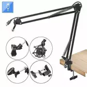 Pyle PMKSHUSB04 Flexible Suspension Adjustable Microphone Boom Stand