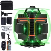 16 Lines Laser Level 360 Self Leveling, 4x360° Professional Green Cross Lin