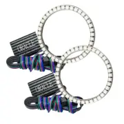 Oracle Compatible with Nissan Armada 04-09 LED Waterproof Fog Halo Kit ColorSHIF