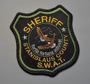 Stanislaus County California Sheriff S.W.A.T. Patch #2 ++ Mint CA