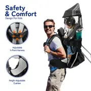 TRABAJO PESADO Impermeable Ligero Al Aire Libre Senderismo Mochila Portabebés