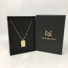 Miranda Frye Harlow Necklace w/Naomi Charm, Gold-Filled, 21"-22" 3mm Chain Width