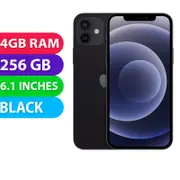 Apple iPhone 12 (256GB, Black) Australian Stock - Grade (Excellent)