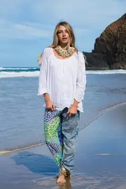 Patchwork Pants--RUB-PATCHS15
