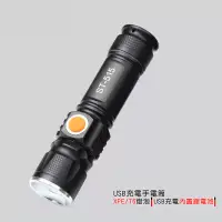 在飛比找博客來優惠-MasterLuz G17 USB充電型生活防水迷你手電筒黑