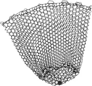 koolsoo Silicone Fishing Net Replacement Mesh Net Sturdy Thickened Fishing Accessory Fish Landing Net for Fishermen, Fishing, Kayak