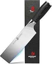 TUO Nakiri Knife 6.5 inch Japanese Chef Knife Vegetable Fruit Cleaver Usuba Knife German Super Steel Ergonomic Pakkawood Handle with Gift Box-Goshawk Series Fathers day gift